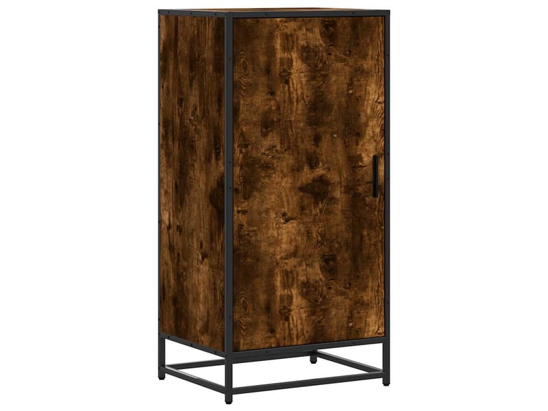  Étagère à chaussures chêne fumé 48x38x97,5 cm bois d'ingénierie shl1230  - Conforama A
