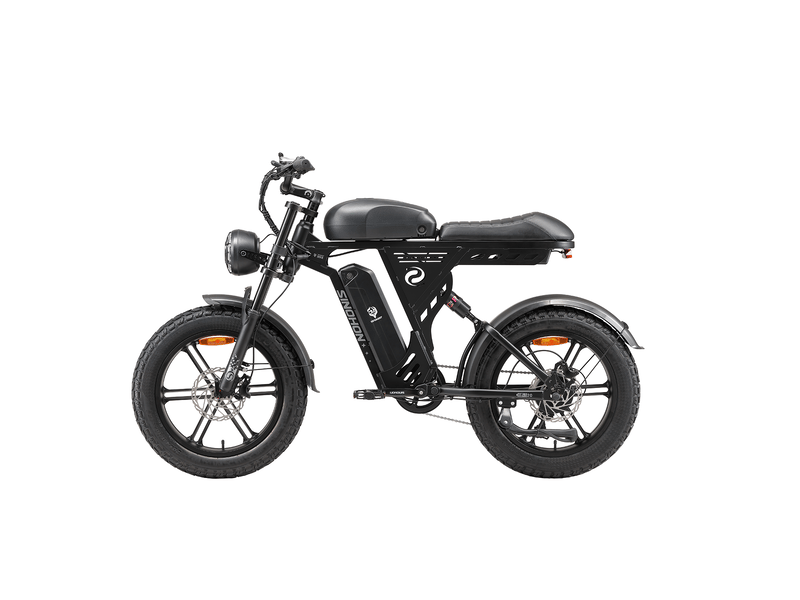 Sinohon ab20 vélo électrique double batterie, fat bike 20 po longue autonomie 1728wh, noir - Conforama B