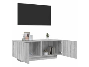 Meuble tv coloris gris 100 cm <strong></strong>  <strong></strong>