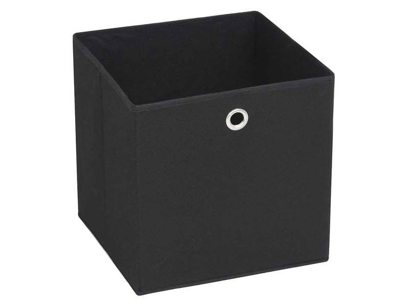  Boîtes de rangement 10 pcs tissu intissé 28x28x28 cm noir  - Conforama C