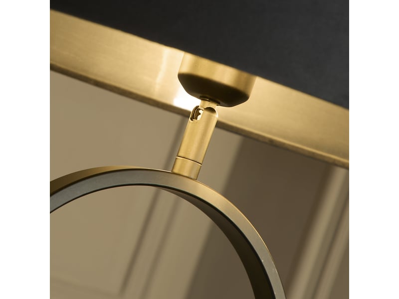  Searchlight modish lampadaire, noir, abat-jour gris foncé, 1 x e27  - Conforama E