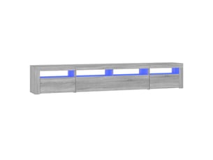 Meuble tv coloris gris 240 cm <strong></strong> <strong></strong>