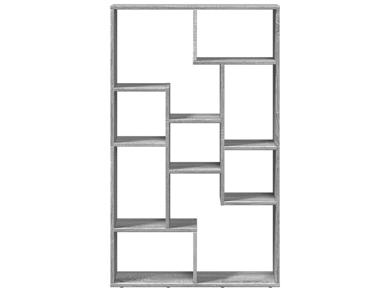 Bibliothèque, meuble de rangement salon sonoma gris 72x20x120,5 cm bois d'ingénierie - Conforama E