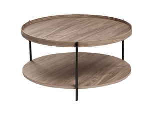 Table basse lander marron foncé