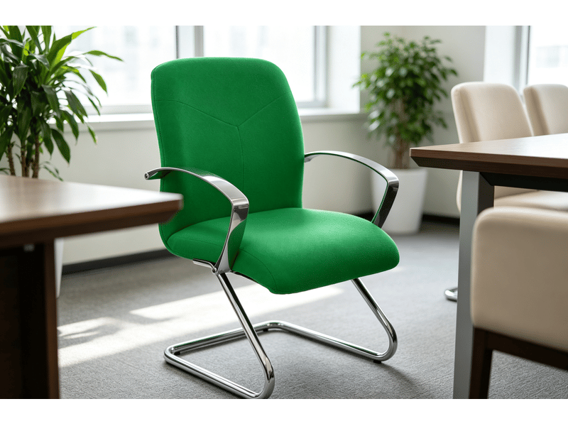  Fauteuil de réception caudete piqueras y crespo  green 61 x 85 cm vert - tissu avec accoudoirs fixes S5704244 - Conforama C