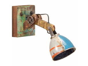 Applique style industriel multicolore ronde e27 shl33964