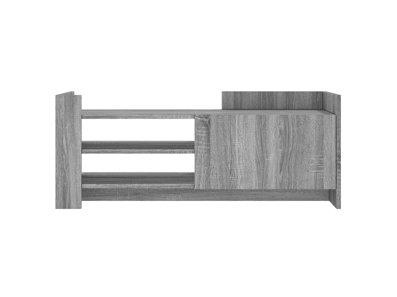  Meuble tv - banc tv - meuble de rangement sonoma gris 100x35x40 cm bois d'ingénierie  - Conforama D