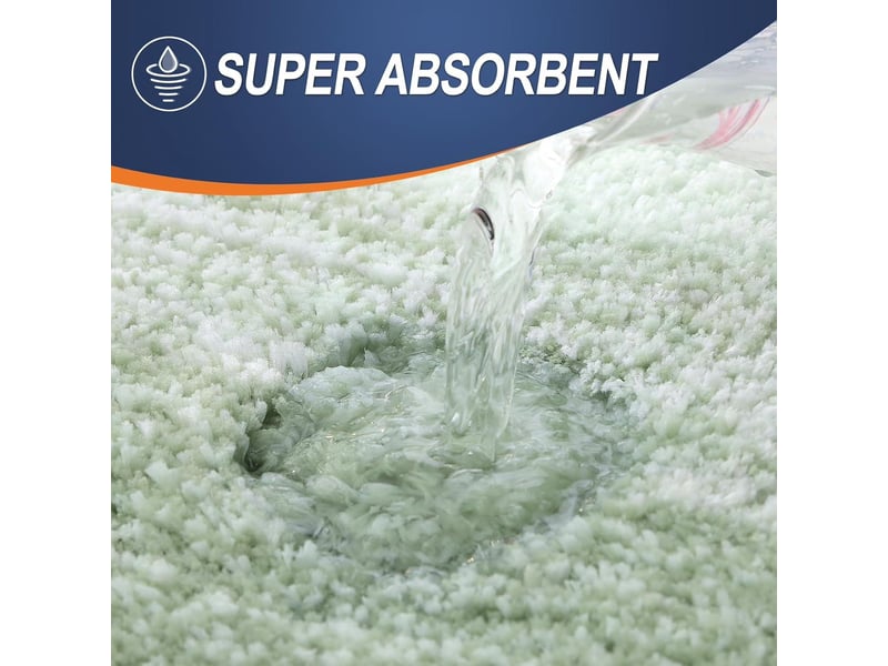  Tapis de bain en microfibre - 24 x 36 pouces - vert sauge  - Conforama D