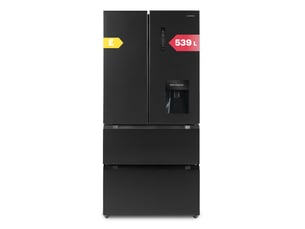 Refrigerateur multiportes froid Ventilé (no frost): sans givre SCHNEIDER SCFD539NFDX-IME - largeur 91.1 cm x hauteur 183 cm