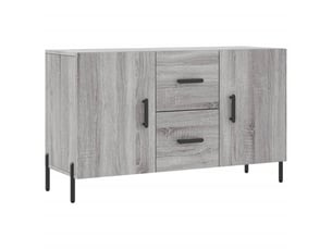 Buffet - bahut - meuble de rangement sonoma gris 100x36x60 cm bois d'ingénierie