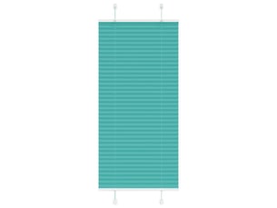Store plissé, store de fenêtre vert pétrole 60x150 cm largeur du tissu 59,4 cm cf47092