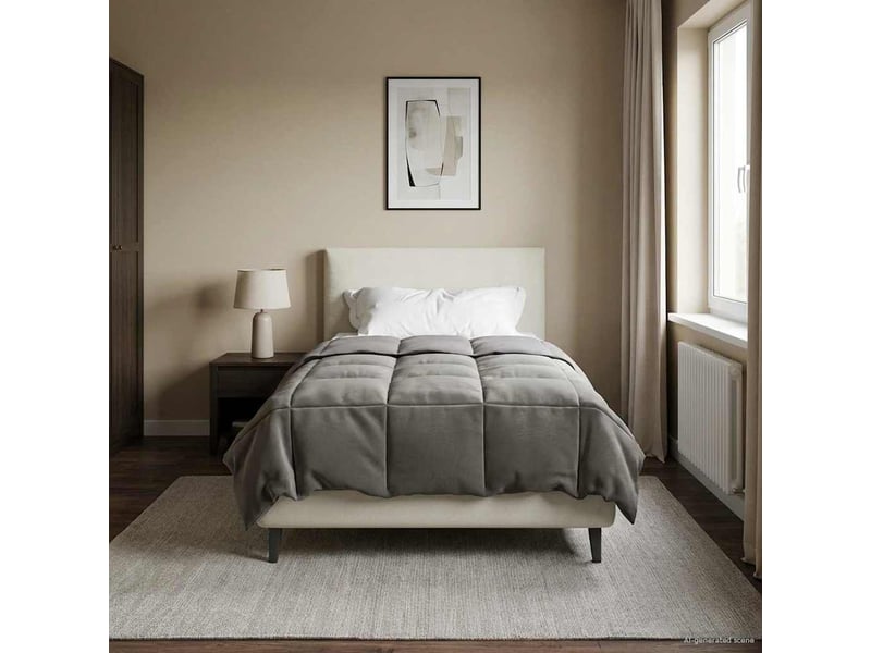 Duvet d'hiver - couette 155 x 220 cm hiver - couette microfibre (100% polyester)  - Conforama D