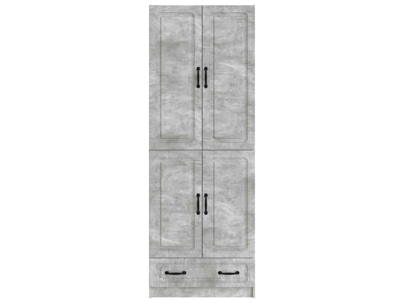  Buffet - ensemble de meubles 2 pc gris béton bois d'ingénierie  - Conforama E