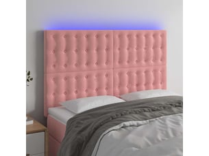 Tete de lit A poser largeur 144 cm rose