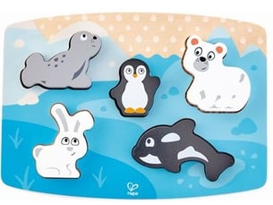 Puzzle tactile animaux polaires