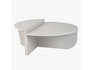 Table basse  coloris blanc MOBILIER DECO 