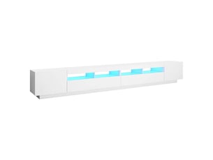 Meuble tv coloris blanc 300 cm <strong></strong> <strong></strong>
