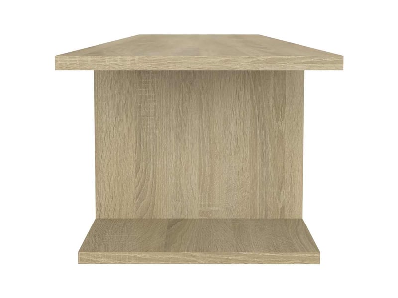  Meuble tv - banc tv - meuble de rangement mural chêne sonoma 103x30x26,5 cm  - Conforama E