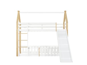 Lit mezzanine 90x200 cm SEYAKANY coloris blanc