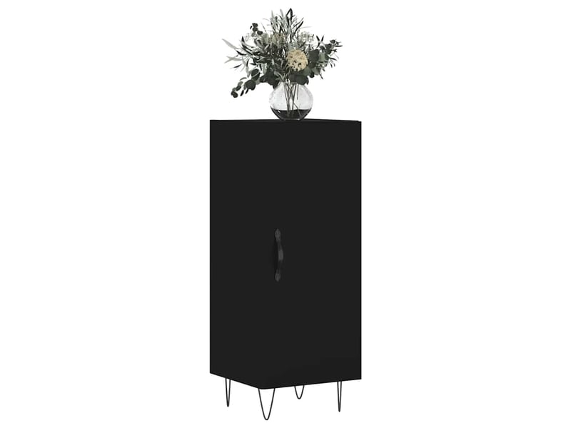  Buffet - bahut - meuble de rangement noir 34,5x34x90 cm bois d'ingénierie  - Conforama C