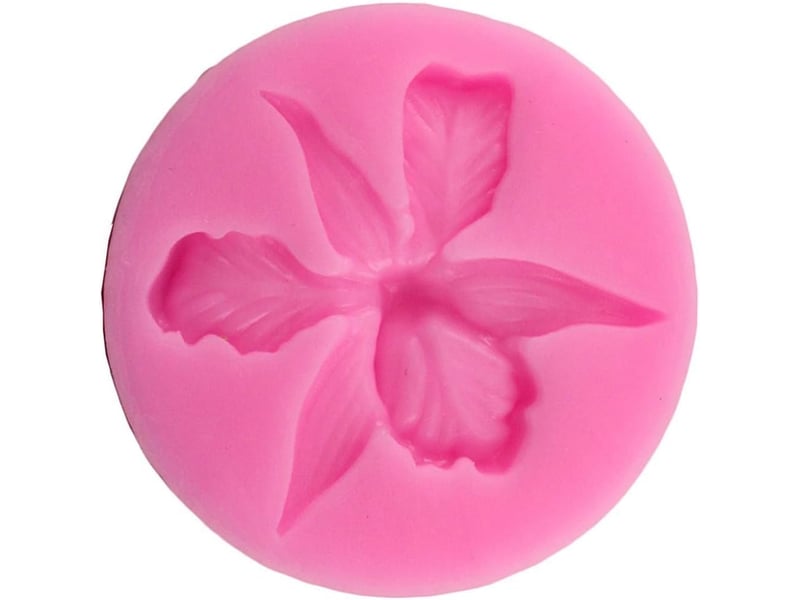  Orchidée moule en silicone résine en pâte polymère moules petit gâteau fondant décoration de gâteau au chocolat outils bonbons gumpaste moule NO Commercial reference - Conforama D