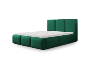Lit coffre 160x200 cm <strong>MASSENO</strong> <strong></strong> coloris vert