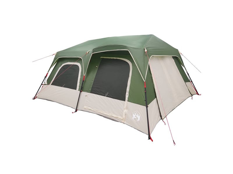  Tente instantanée, tente de camping 10 personne vert  - Conforama C