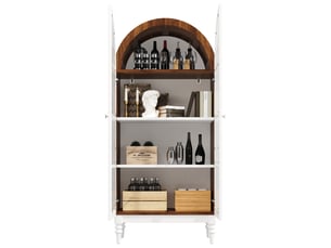 Armoire     <strong></strong> <strong></strong> coloris blanc largeur 76 cm