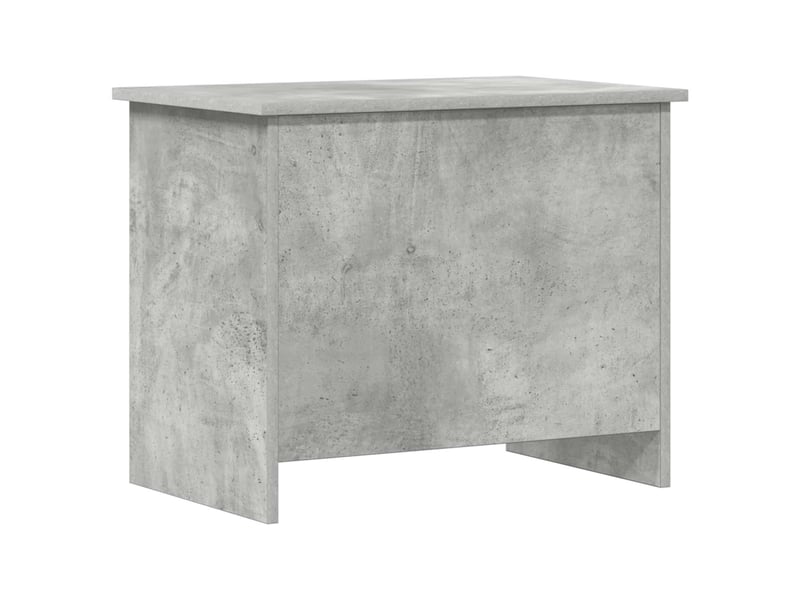  Coffre de rangement avec stockage gris béton 60x40x50 cm  - Conforama A
