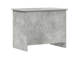 Coffre de rangement avec stockage gris béton 60x40x50 cm
