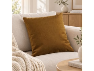 Coussin velours  - effet peau de pêche 45x45 cm