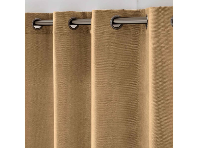  Rideau tamisant à œillets en velours chenille 140x260 cm  - Conforama B