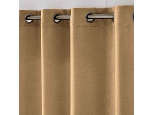 Rideau en velours chenille cosi 140x260cm noisette
