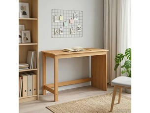 Bureau   112 cm coloris taupe