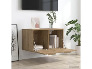 Meuble mural, meuble de rangement salon 60 x 36,5 x 35 cm bois d'ingénierie shl983