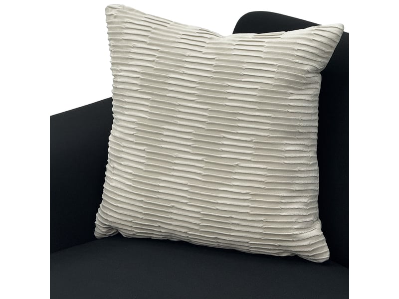  Canapé droit 2 places noir – canapé salon moderne tissu polyester avec pieds métal stables pour petit espace  - Conforama D
