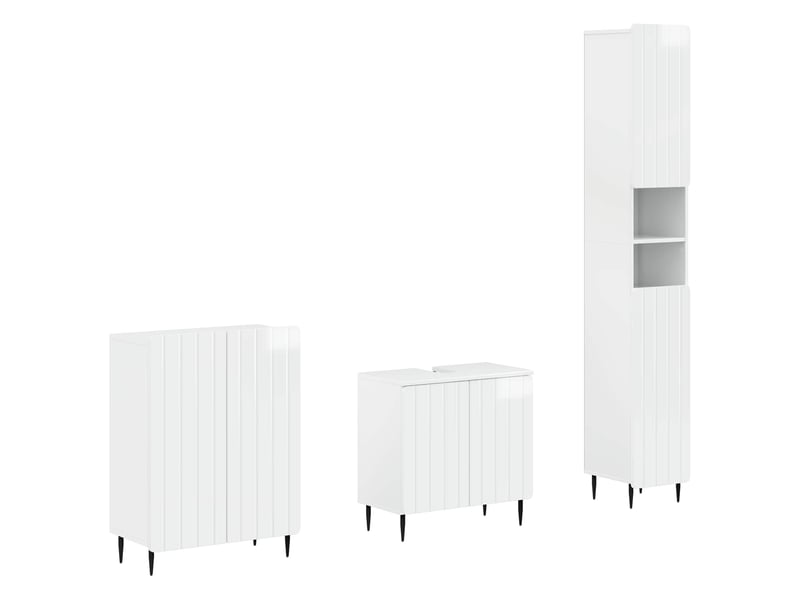 Ensemble de meuble de salle de bain 3 pièces zwolle cf63525 - Conforama A
