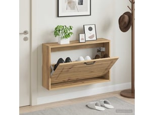 Meuble à chaussures 3 paire(s)  <strong></strong>  <strong></strong> coloris bois clair