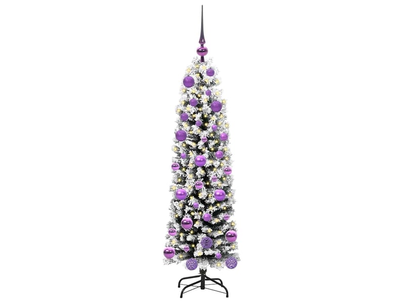 Sapin de noël artificiel, arbre de noël vert 120 cm pvc et acier et plastique shl9140 - Conforama C