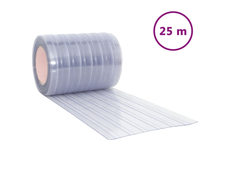  Rideau de porte transparent 300 mmx2,6 mm 25 m pvc cf43633  - Conforama A