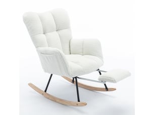Fauteuil fixe  <strong>ROLIPO</strong> Tissu blanc