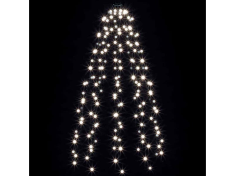 Guirlande lumineuse d'arbre de noël 180 led blanc froid 180 cm cf62420 - Conforama E