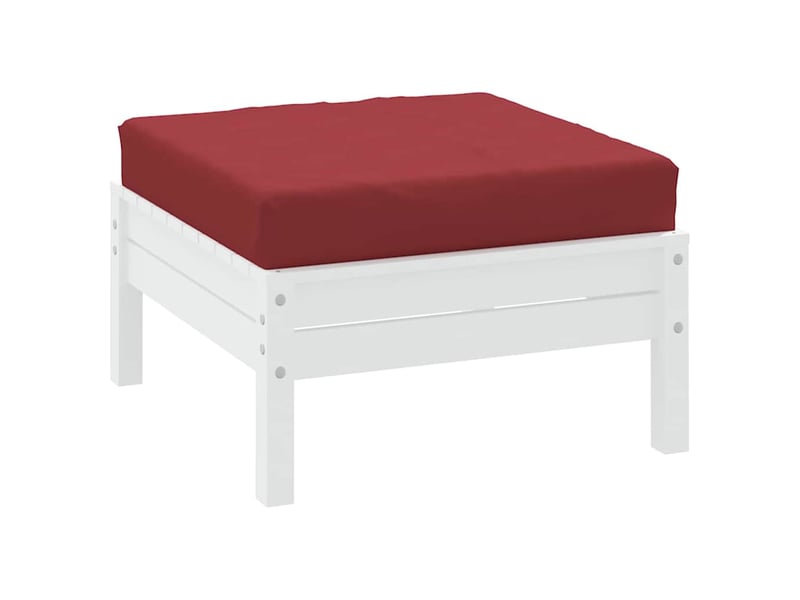  Coussin de palette, coussin de chaise, coussin de canapé rouge bordeaux tissu oxford cf55457  - Conforama C