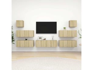 Meuble tv coloris marron 80 cm <strong></strong>  <strong></strong>