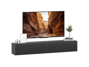 Meuble tv coloris noir 140 cm <strong>PANGIVO</strong>  <strong></strong>
