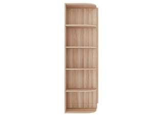 Armoire 2 portes avec étagères et tiroirs, meuble de rangement pour chambre, blanc et bois naturel, 90 × 55 × 170 cm