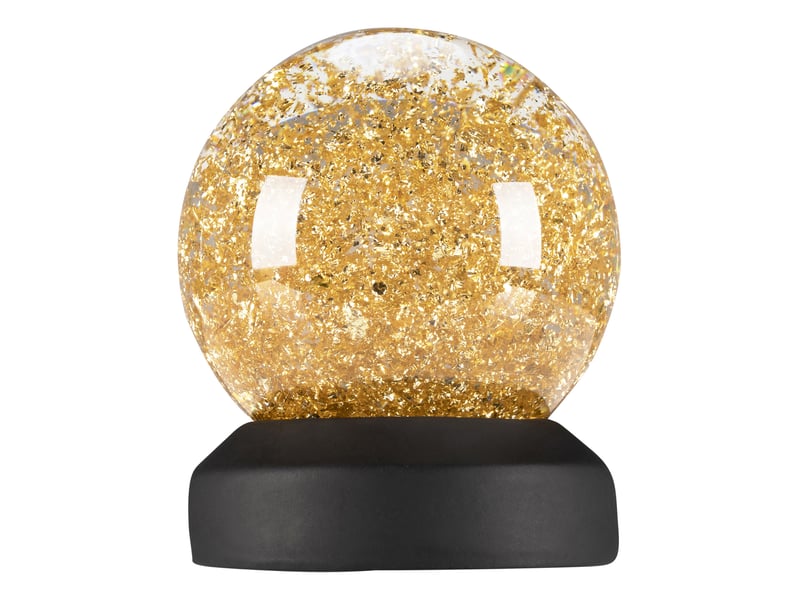 Boule à neige de Noël - Musique - Cabane de montagne - Socle paysage d'hiver nostalgique marron - Hiver avec boîte à musique - Nuit silencieuse - Hauteur : 14 cm - Largeur : 10 cm - 20337