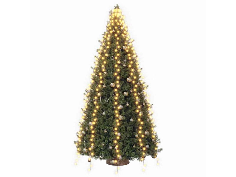  Guirlande lumineuse filet d'arbre de noël 500 led 500 cm  - Conforama C