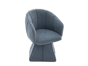 Fauteuil fixe  <strong></strong> Tissu bleu