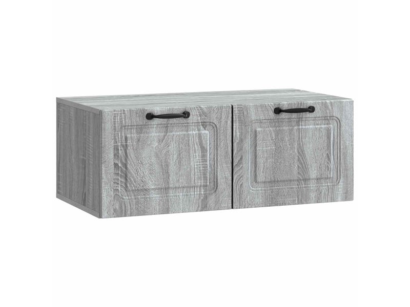  Meuble tv - banc tv - meuble de rangement mural sonoma gris 78,5 x 41 x 30 cm bois d'ingénierie  - Conforama A